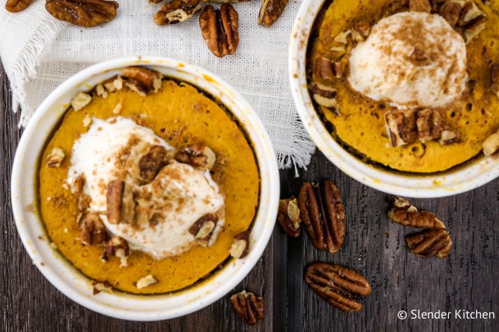 Microwave Pumpkin Custard