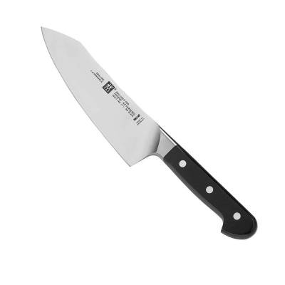  ZWILLING Pro 7-inch Rocking Santoku Knife, 7'', Black/Stainless Steel