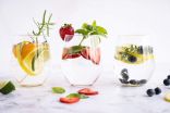 Refreshing Water Infused with Different Fruits and Herbs